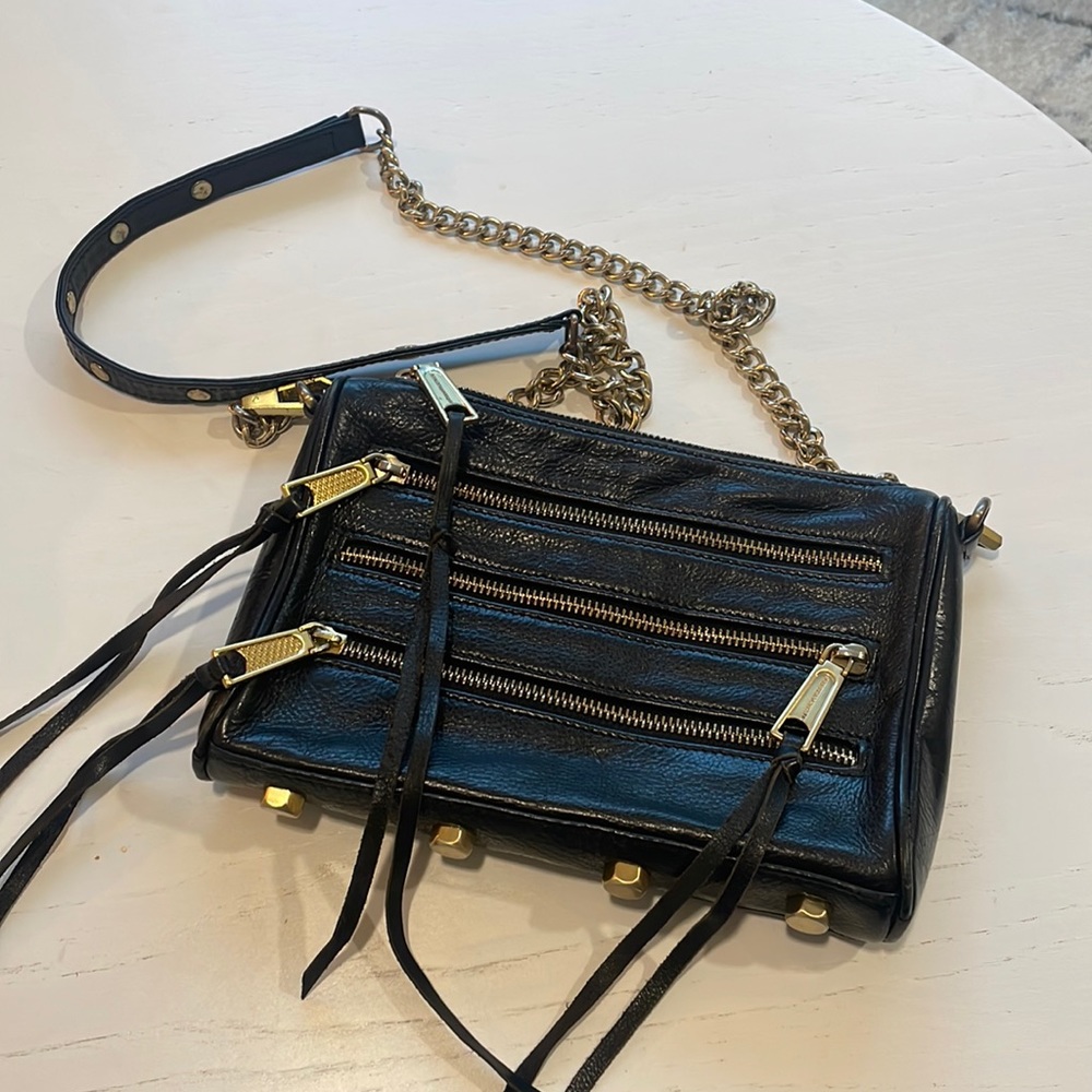 REBECCA MINKOFF mini 5 zip crossbody bag